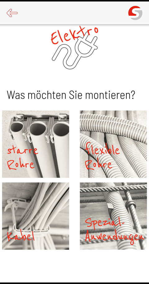 Screenshot der Schnabl App