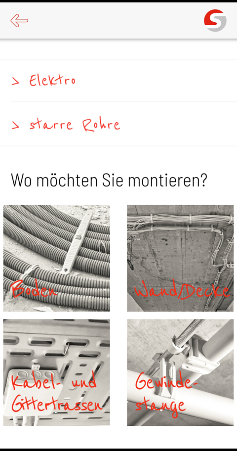 Screenshot der Schnabl App